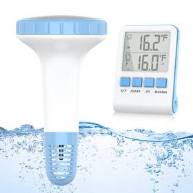 Bubbacare 764921078110 Pool Thermometer Wireless Floating Easy Read Outdoor Digit