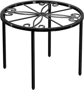 Ps-us-23-bk Bussdis 1pcs Plant Stand-9.06in Flower Pot Stand Holder Heavy Duty Iron