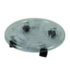C-pc-c-15 Howplumb Inch Round Clear Plastic Roller Planter Wheel Plant Pot