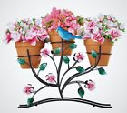 C866o900 Unbranded Metal Plant Stand Multiple Flower Pot Holder Decorative Floral