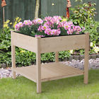 Ca845-2410241 Outsunny Elevated Garden Plant Stand Tall Flower Bed 095509796646