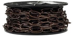 T0722006n Campbell Antique Copper Steel Decorative Chain Indoor And Outdoor Use 40ft Spool