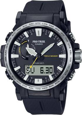 Prw-61-1acr Casio Protrek Tough Solar Powered Biomass Sports Watch Altimeter