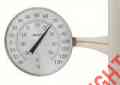 Ccbt10sn Satin Large Brass Nickel Conant Custom Finish Dial Thermometer