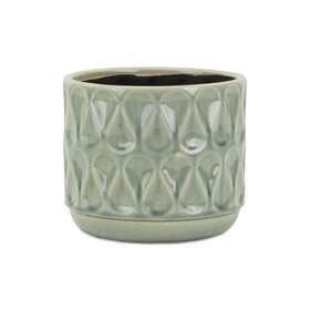 Cheungs 785853072830 Lacrima Green Ceramic Droplet Pot