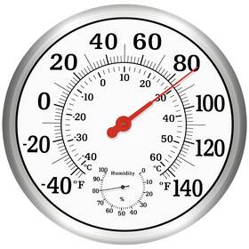 Tr601 Chivenido Outdoor Thermometer Large Numbers - 12inch Thermometers For Patio Wat
