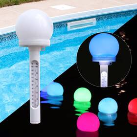 Chlorstar 721927624093 Floating Pool Thermometer Solar Easy Read Swimming