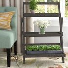Chrl8182 Charlton Home Plant Stand Fenimore Indoor Acacia Wood Shelves Rectangular