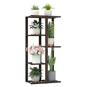 Garden7 Chuuya 641320874539 Plant Standbamboo Shelf Indoor Outdoor Build Your Mini Pottedmoch