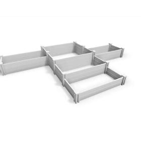 Vt17110 Classic 135 L X 84 With 14 H Vinyl Beneficial Garden Bed White