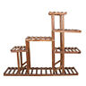 Clx0051 Unbranded Tiers Wooden Garden Plant Flower Display Stand 7625847319646