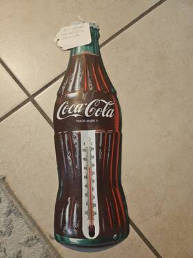 80311 Cocacola Nostalgic-art - Metal Garden Outdoor Indoor Thermometer Analog Coca-cola #2