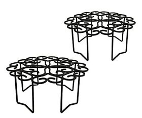 Cocoyard Heavy Duty Metal Plant Stand Set Of 2 Flower Pot Holder Rack