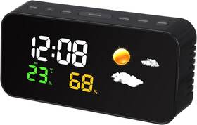 Cb002 Comluck Digital Clock With Indoor Thermometer Hygrometer Colorful Display Room