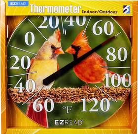 840-1211 Consumer Products Ezread Dial Thermometer Cardinal 12.5 Inch