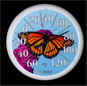 100516959 Consumer Products E-z Read Thermometer Butterfly 13.25in