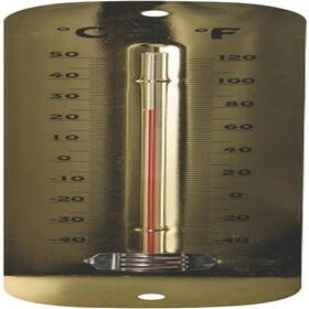 840-0062 Consumer Products Metal Thermometer Brass 12 Inch