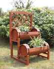 Convenience Concepts Plant Stand Flower Garden Wood Shelf Decor Planter Holder Outdoor Display Patio 095285411726