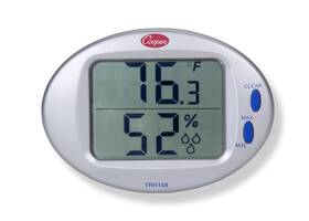 Trh158-0-8 Corporation Digital Temperature/humidity Wall Thermometer With Built-in Sensor
