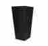 Hmotdr717042096 Ctu26bk Tusco Products Cosmo Tall Planter Black 26-inch 810738022911
