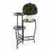 D44110115 Dekor44 3 Tier Plant Stand Metal Indoor Flower Pot Holder Black Iron Table Multi Level 767675415385