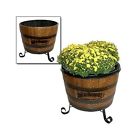 Daniels Aged Whiskey Barrel Authentic Planter Liner Jack Stand
