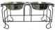 Ddb10 Double Steel Stand Iron Yml Feeder Wrought Stainless Bowls