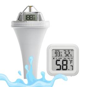 Pt001 Decruil Digital Pool Thermometer Easy Read Floating Water For Ho