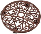 Design Home Iron Garden Pot Trolley Plant Cast Esschert Large Scrollwork