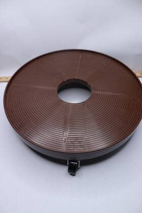 Dev3000e Devault Enterprises Plant Round Dolly/caddy Plastic Brown 16 Inch