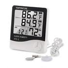Digital-lcd-thermometer-254 Digital Lcd Thermometer Hygrometer Humidity Meter Room Indoor Temperature Clock
