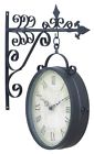 3134485 Double Clock Id Metal Outdoor