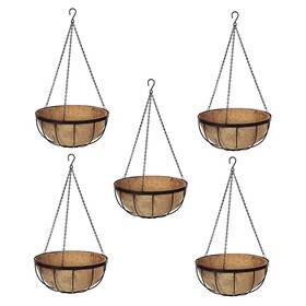 Dreampatio 938528323214 12 Inch -14 -16 Hanging Basket Planter With Coconut