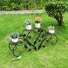 Drl9013wa Unho Pcs Metal Plant Stand Multiple Flower Pot Holder Shelves