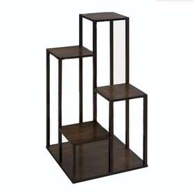 B091z2s6xp Dyiom Plant Stand 32.1 Inch X15.8 4-tier Display Indoor/outdoor Brown