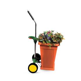 Ejwox 712885499779 Garden Pot Mover With Adjustable Handle Heavy Duty Plant Dolly Caddy Sturdy