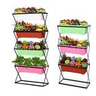 Ekb4027849671158xg Ikayaa Metal Folding Plant Stand Flower Rack Garden Yard Shelf