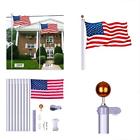 Eot0091390 Flagpole Hardware Ft Sectional Kit Silver Aluminum Outdoor Halyard Pole