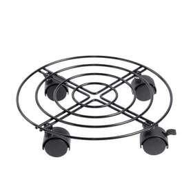 Esschert Design 714982190988 Round Plant Trolley Metal - Small