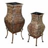 Etd-en15124 Saltoro Sherpi Terrific Piece Metal Planter Brown 068296151240