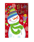 14gc2544 Evergreetings Flag Funky Friends Garden Winter