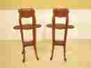 F28331e Baker Pair Of Country French Tall Cherry Planters
