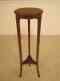 F38478 Pedestal Plant Table Tall Stand Cherry