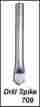 Ff-spade Sidewalkjsignboards 3 Steel Concrete Drill Spike Heavy Duty Pole Holder Made In Usa Three