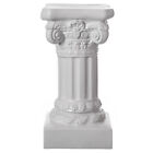 Qi004124 Fiberglass White Plinth Roman Style Column Ionic Pedestal Vase Stand For Wedding