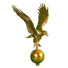 Flagpole Hardware Gold Eagle Aluminum Topper Unknown 12 Inch Outdoor Decorations Flag 746321284704