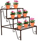 Flr-st5-brn Sorbus 3-tier Flower Plant 816485027636