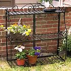 Pap-89193 Forged Black " Plant Three-tier 41.5 Panacea Stand