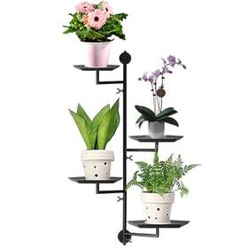 Ft Hita 768351165495 Rotating Window Plant Shelves 4tier Metal Stand Wall Mounted Hold