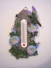 Ga7566 Hummingbird Thermometer Indoor Outdoor Colored Resin Hanging Hook Trippie